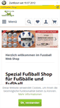 Mobile Screenshot of fussball-trainer-shop.de