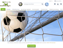 Tablet Screenshot of fussball-trainer-shop.de